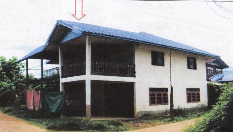 บ้านเดี่ยวหลุดจำนอง ธ.ธนาคารอาคารสงเคราะห์ หนองคาย  น้ำจั้น