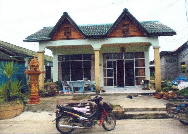 บ้านเดี่ยวหลุดจำนอง ธ.ธนาคารอาคารสงเคราะห์ พัทลุง ควนขนุน แหลมโตนด